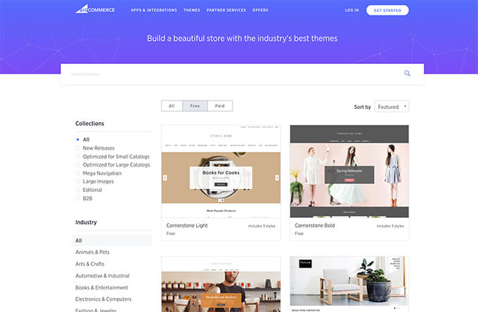 BigCommerce Design Builder BigCommerce Ecommerce Website Builder Templates