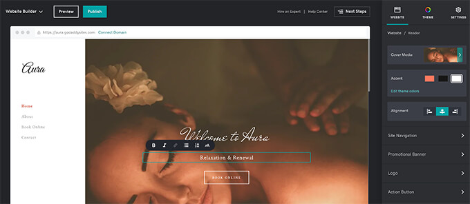 GoDaddy Website Builder GoDaddy Website Builder