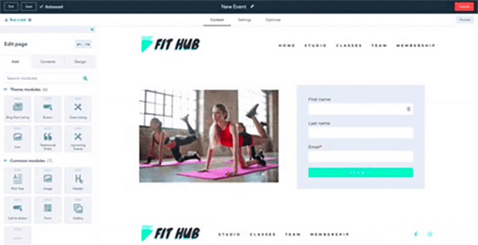 HubSpot Landing Page Builder HubSpot Landing Page Builder